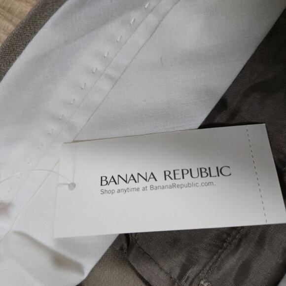 Banana Republic NWT Sloan Pants Women Size 10 Tan Deadstock Stretch Straight Leg - Picture 12 of 15
